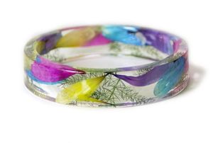 Complemento joyería resina acrílico pulsera brazalete exagerado deslumbrante Multicolor ancho Irregular cuadrado acrílico pulseras para - Product Image 6