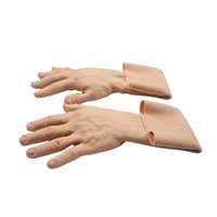 Prótesis de Mano de Silicona Realista con Manga Larga, Piel Altamente Simulada, Cubierta de Brazo Artificial para Cicatrices, Travestis y Drag Queens