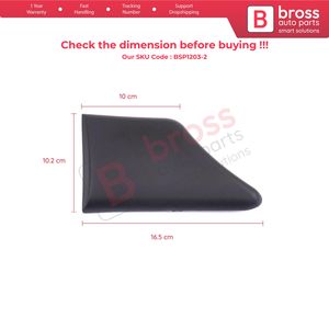 Moulure de garniture de garde-boue arrière droit BSP1203-2 pour Partner MK1 M49 M59 1996-2008 8547.K5 Bross Auto Parts Made In Turkey - Product Image 2