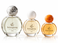 Flacon de parfum rond en verre de 30 ml, 50 ml, 100 ml avec pulvérisateur à pompe, emballage de parfum vide personnalisable de luxe, vente en gros