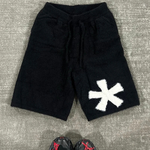 Nouvelle collection hiver 2026 : Shorts longs en mohair pour femmes, grammage lourd, design personnalisé, 100 % mohair et coton, matière chaude - Product Image 1