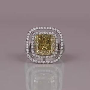 Nuevo diseño de moda Anillo de compromiso de diamantes de joyería de oro de 10K/ 14K/ 18K para boda y fiesta de mujer - Product Image 1