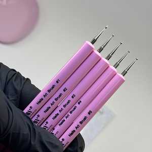 Set di 5 Strumenti di Precisione per Nail Art A10jet Rosa con Penna Dotting - Product Image 5