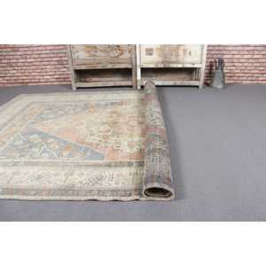 Tapis turc 5,7 x 9,6 pieds, tapis, tapis persan bleu en laine - Product Image 5