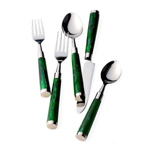 Vaisselle de cuisine en acier inoxydable de bonne qualité, ensemble de couverts en métal attrayants à prix raisonnable pour les restaurants - Product Image 4