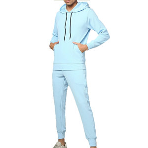 Survêtement pour homme en coton 100% de 360 g, poids lourd, logo personnalisé, sweat à capuche, costumes tendance pour l'hiver, grande taille - Product Image 1
