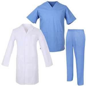 Conjunto de Bata y Pantalones de Laboratorio MISEMIYA - Unisex, Sanitario, Hecho en Sri Lanka - Product Image 4