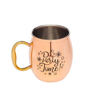 Tasse en métal en fer fini de couleur émail rose de forme ronde écologique verres de style nostalgique personnalisés pour les cadeaux promotionnels - Product Image 5