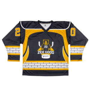 Maillot de hockey sur glace vintage personnalisé pour hommes, manches longues de haute qualité avec motif brodé, service de football disponible OEM - Product Image 1
