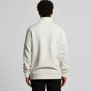 Sweat-shirt personnalisé pour homme à col montant zippé, en molleton épais, style décontracté - Product Image 5