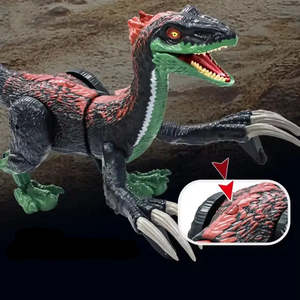 Juguete de Dinosaurio Velociraptor Eléctrico, Dinosaurio de Plástico con Control Remoto - Product Image 2