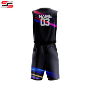 ชุดกีฬาบาสเก็ตบอลสำหรับผู้ใหญ่ชุดเครื่องแบบบาสเก็ตบอลแบบเลือกได้10ชุดเครื่องแบบบาสเก็ตบอลออกแบบได้ตามที่ต้องการ - Product Image 2