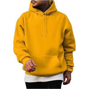 2025 hommes pull à capuche lourd pour hommes Logo personnalisé blanc goutte épaule sweats à capuche pour hommes - Product Image 1
