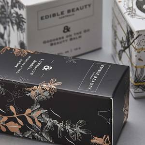 Coffret Cadeau Thé Biologique Personnalisé Design Art Traditionnel Unique Soins de la Peau au Lait d'Amande Ange Services d'Emballage d'Impression Arômes - Product Image 2