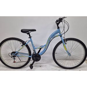 Modèle de vélo de ville Dorello 2610 Alanya Turquoise avec garde-boue intégré et porte-bagages - Product Image 2