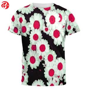 Tissu respirant confortable les adultes portent des t-shirts imprimés de bonne qualité T-shirt à col rond imprimé 100% coton pour hommes - Product Image 5