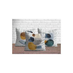 Ensemble de taies d'oreiller triple texturées élégantes Dessin minimal Coussins décoratifs et décoratifs - Product Image 1