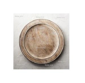 Forme ronde de conception classique sous la plaque de chargeur en bois de taille personnalisée de la plus haute qualité au prix le plus bas - Product Image 1