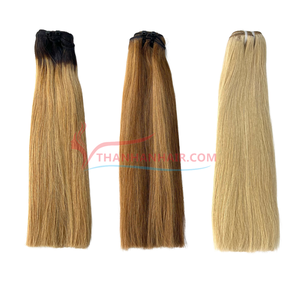 Blonde Os Droite Vietnamien Remy Vierge Trame de Cheveux Haute Qualité Matière Première Double Trame Dyeable Crépus Bouclés Concurrentiel - Product Image 6
