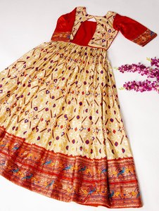 2024 nouveau concepteur Satin soie Shalwat costumes luxe velours Collection Salwar Kameez & pelouse Kurti Festival porter mariage fête filles - Product Image 5