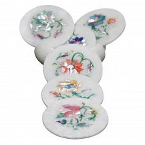 Nouveau style marbre Unique qualité caboteur cadeau personnalisé marbre caboteur pierre et métal incrustation chez Star Crafts India - Product Image 4