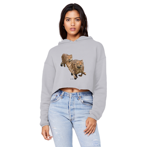 Sudadera con Capucha Corta Unisex Estilo Boyfriend con Borde Crudo, Estilo Jersey Informal de The Cheetah Brothers para Primavera, Transpirable y Cómoda - Product Image 2