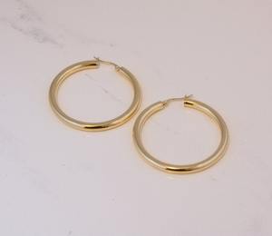 Boucles d'oreilles simples bijoux pour femmes argent Boho Style boucles d'oreilles bijoux 925 en argent Sterling tendance boucles d'oreilles faites à la main bijoux - Product Image 1