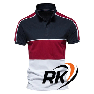 Crew Fitness Hombres Ligero para Polo Camisetas Patrón sólido Algodón/Poliéster Mejor diseño Manga corta Bordado OEM Barato - Product Image 2