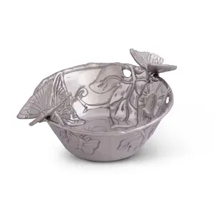 Tazón de lujo Premium para marcas de decoración del hogar globales Hecho a mano Shine-Top Rim Bowl seguro hecho por Zahid Exports gran mayorista - Product Image 3