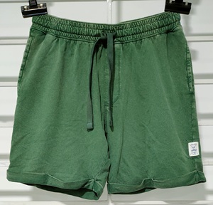 Shorts de sport décontractés pour hommes Single Knitted Solid Color Running Fitness Washed Sports Shorts - Product Image 2