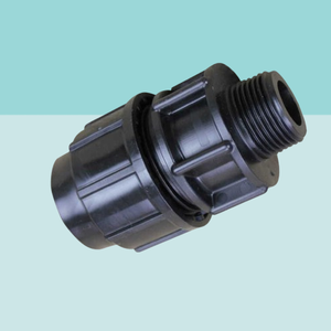 Haute demande 90MM X 2 pouces Surface lisse polypropylène Compression adaptateur mâle haute pression PP raccords de tuyauterie-vente à l'exportation - Product Image 2