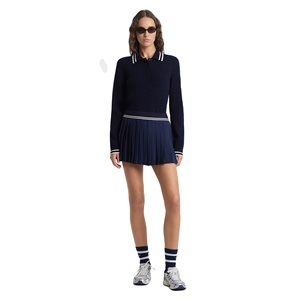 Jupe de tennis professionnelle pour femmes, uniforme personnalisé, marque privée OEM, tissu extensible à séchage rapide, vêtements de sport - Product Image 1