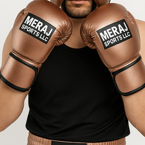 Ensemble d'équipement de boxe en cuir personnalisé durable pour l'entraînement, le sparring, la remise en forme, les séances de gym, gants, protège-poignets, bandages, équipement de sécurité, haute qualité - Product Image 6