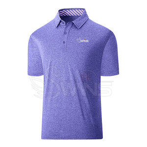 Prix de gros séchage rapide T-shirts polo grande taille en stock T-shirts polo pour hommes T-shirts polo pour hommes sur mesure - Product Image 2