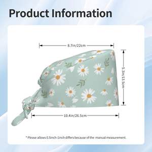 Gorro Quirúrgico de Alta Calidad, Nuevo Diseño, Más Vendido, Colores y Tallas Personalizadas, Transpirable, Cómodo, Unisex - Product Image 5