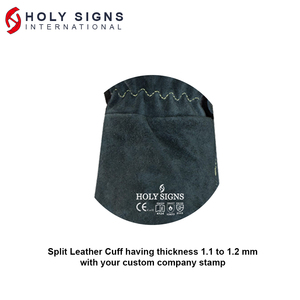 Guantes de ante de cuero de grano de vaca de alta calidad para soldadura TIG/MIG XL tamaño anticorte impermeable ignífugo para trabajar - Product Image 3