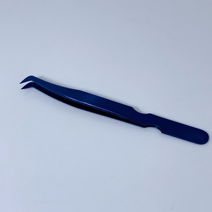 Pince à épiler pour faux cils en acier inoxydable de qualité fine droite et incurvée - Product Image 2