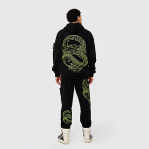 Survêtement de sport pour homme en coton personnalisé avec logo, streetwear d'hiver, séchage rapide, léger, respirant, jogging, doux - Product Image 3