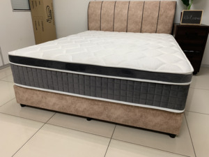Matelas à ressorts en acier compressé à bobine de poche hybride à tricoter Offres Spéciales King Size 25cm x 187cm Meubles de maison avec moins de bruit - Product Image 6
