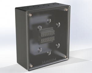 Boîte de jonction à 8 bornes à deux groupes PL00-TB-01W0 8 bornes JB, blanc, UL94, grade FR V0 directement de l'usine indienne - Product Image 2