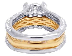 Bague de fiançailles unique en diamant Moissanite à plusieurs rangs en argent sterling S925 bijoux glacés pour femmes - Product Image 5