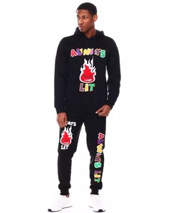 Survêtements Slim Fit pour hommes, survêtements de jogging en polaire technique avec côtés, survêtements en polaire technique, survêtements d'hiver en polaire - Product Image 6