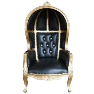 Chaise de trône de mariage d'hôtel chaises de trône d'auvent de bonne qualité style français royal de luxe meubles super confortables d'événement de mariage - Product Image 4
