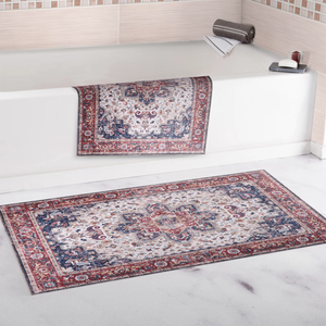 Tapis traditionnel lavable RWNL1011 Belvedere Garnet de Rug Weavers, chenille lavable, 10 tailles, vente en gros, dropshipping - Product Image 3