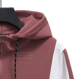 Chándal con capucha personalizado OEM para hombre, patrón sólido, 100% algodón, transpirable, ligero, ropa informal, moda de invierno, talla grande - Product Image 3