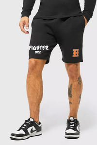 Running shorts men breathable mesh texture <b>elastic</b> <b>waistband</b> ideal for workout gym and sports sessions - Product Image 2