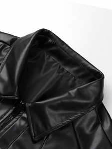 La Moda se Une a la Durabilidad en Esta Chaqueta de Cuero Genuino de Primera Calidad para Mujer, Diseñada para un Estilo Moderno y Sofisticación Diaria - Product Image 3