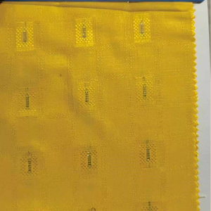 Tela de lentejuelas de rejilla amarilla bordada de punto pesado de calidad superior brillo mágico para niñas niños vestidos de secado rápido - Product Image 1