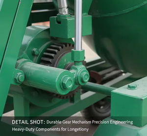 Bétonnière professionnelle 500L, machine à mélanger le ciment portable, bétonnière robuste pour les travaux de construction - Product Image 4