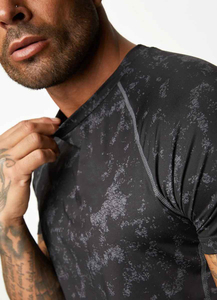 Premium 100% Cotton <b>Men's</b> Satin T-Shirt Vintage Style for Polo Collar Short Sleeve Custom Print Embossed Logo Anti-Wrinkle ODM - Product Image 6